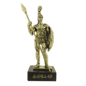 Статуетка Ahelos, Ахил, Метална, Златиста, 13 см