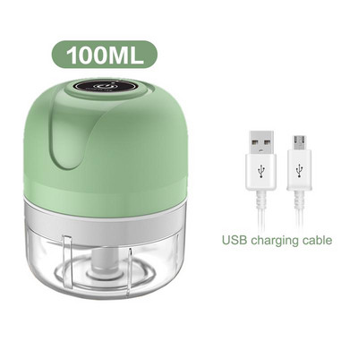 250 ml mini-USB juhtmevaba elektriline küüslaugupurustusmasin Köögivilja-tšilli hakklihamasin Köögitööriistad