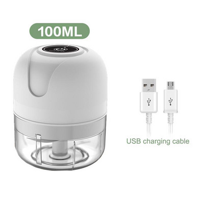 250 ml mini-USB juhtmevaba elektriline küüslaugupurustusmasin Köögivilja-tšilli hakklihamasin Köögitööriistad