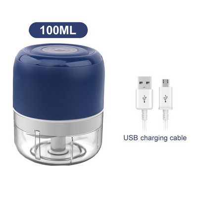 250 ml mini-USB juhtmevaba elektriline küüslaugupurustusmasin Köögivilja-tšilli hakklihamasin Köögitööriistad
