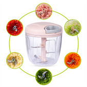 500/900 ml maisto česnako spaudimo smulkintuvas, rankinis česnako spaudimo vaisių smulkintuvas Daugiafunkcis mėsmalė daržovių pjaustytuvas virtuvės įrankis