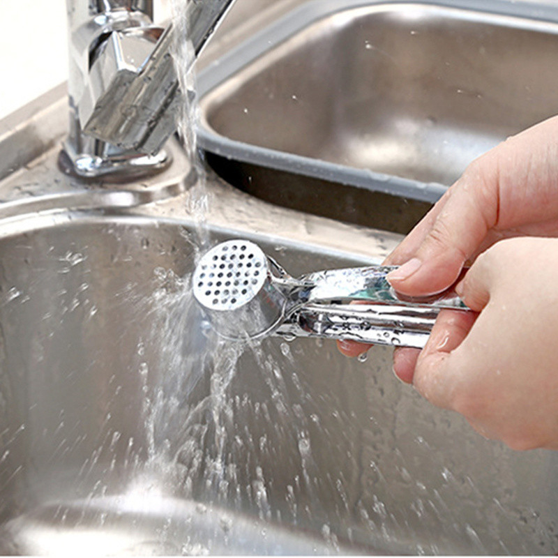 1 τεμ. σκόρδο πολτοποιητής σκόρδου πιπέρι λαχανικών τζίντζερ πολτοποιητής χειρός Εργαλείο σύνθλιψης τζίντζερ Αξεσουάρ κουζίνας