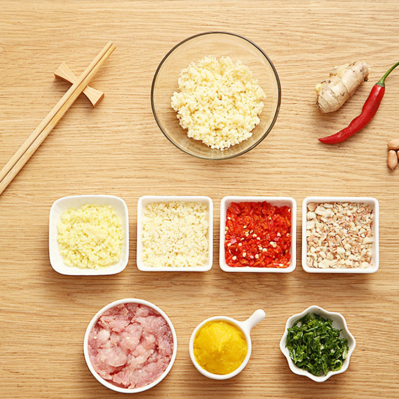 Ručna preša za češnjak Višenamjenska mala sjeckalica za češnjak, drobilica, rezač hrane, povrća, mlin za meso, kuhinjski dodaci, gnječilica