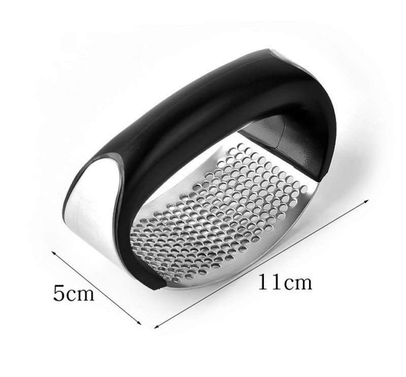 1 buc. Presă manuală de usturoi din oțel inoxidabil Tocator manual de usturoi pentru tocat usturoi Instrumente curbe pentru fructe și legume Gadgets de bucătărie