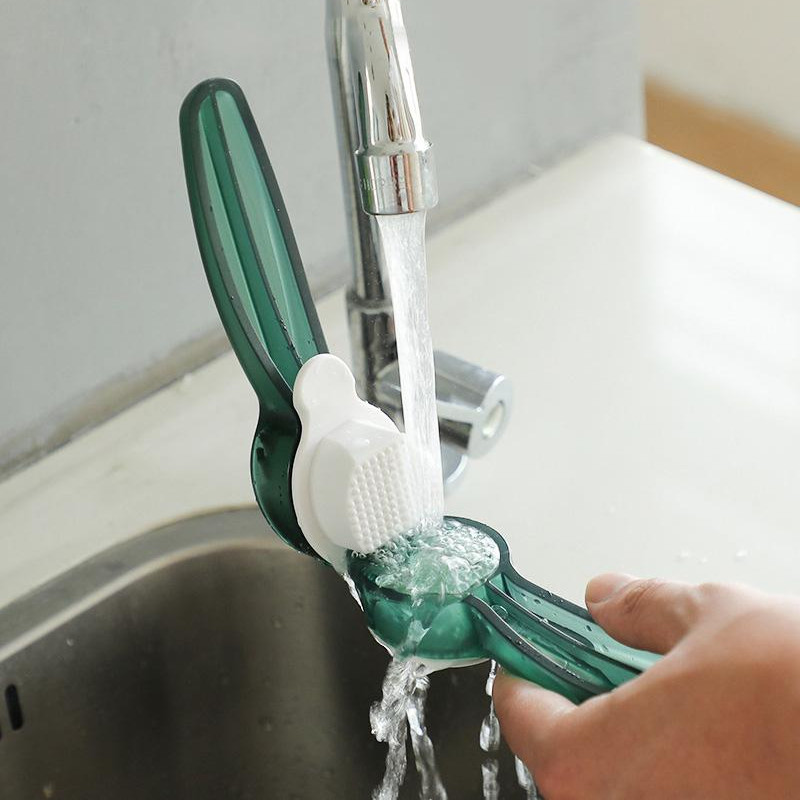 1 vnt. česnako spaudimo vadovas, 2 viename daugiafunkcinis nerūdijančio plieno česnako pjaustyklės pjaustyklės virtuvės įtaisas.