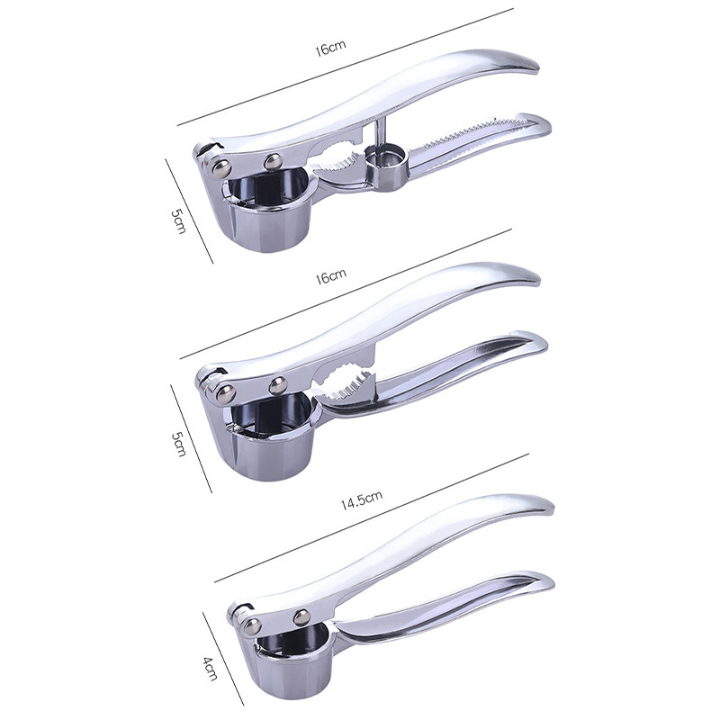 Fokhagymaprés aprító rozsdamentes acél többfunkciós aprító konyhai főzés gyömbér facsaró pépes kézi gyömbér aprító eszközök