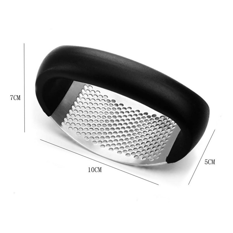 1 buc Presă de usturoi inoxidabil Dispozitiv de presare manuală pentru usturoi de uz casnic Presă de bucătărie Presă de usturoi Unelte de ghimbir Accesorii de bucătărie