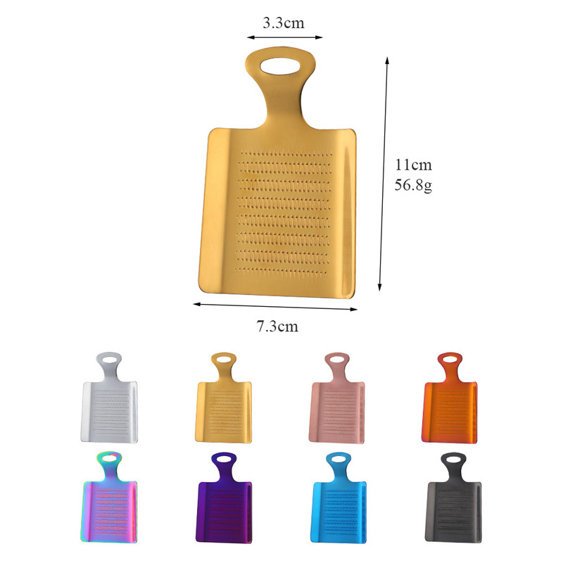 1PC răzătoare pentru ghimbir Wasabi răzătoare zdrobitoare din oțel inoxidabil pentru tocat usturoi bucătărie răzătoare fructe legume instrument de măcinat ghimbir