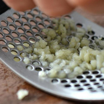 Εγχειρίδιο Stainless Garlic Press Household Press Squeezer Device Gralic Press Handheld Ginger Garlic Tools Αξεσουάρ κουζίνας