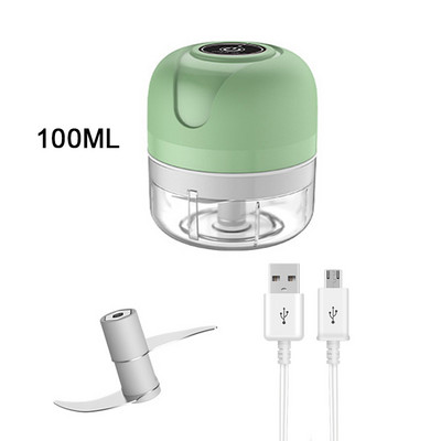 Mini tocător de usturoi electric USB Tocător de carne Mașină de zdrobire usturoi Mașină de zdrobire robustă, durabilă, zdrobitoare de legume, ghimbir, instrument de bucătărie