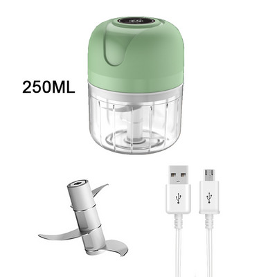 Mini tocător de usturoi electric USB Tocător de carne Mașină de zdrobire usturoi Mașină de zdrobire robustă, durabilă, zdrobitoare de legume, ghimbir, instrument de bucătărie