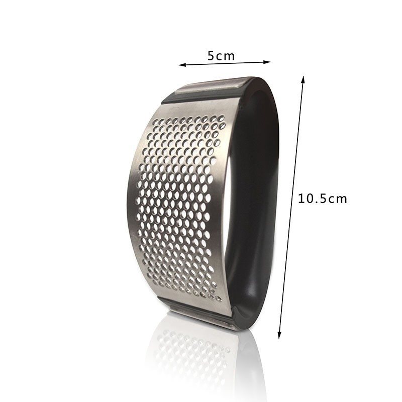 1 buc Presă de usturoi din oțel inoxidabil Tocator manual de usturoi Unelte pentru tocat usturoi Curba Fructe Legume Instrumente Gadgets de bucătărie