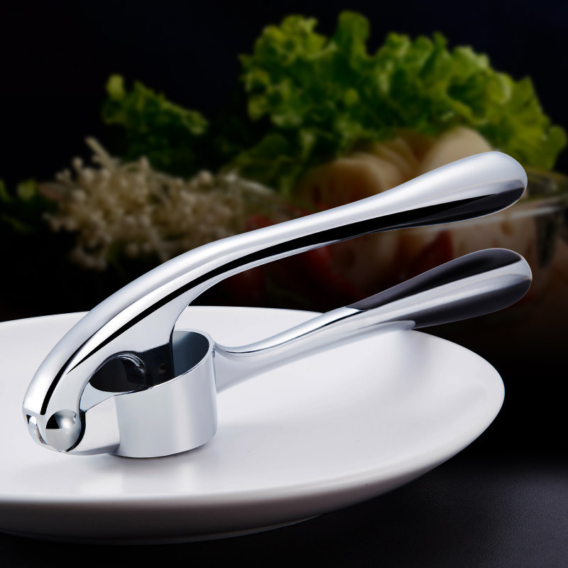 Presă de usturoi de bucătărie profesională Heavy Zrush Usturoi cu mâner moale Ușor de curățat și foarte durabil