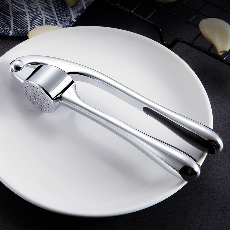 Presă de usturoi de bucătărie profesională Heavy Zrush Usturoi cu mâner moale Ușor de curățat și foarte durabil