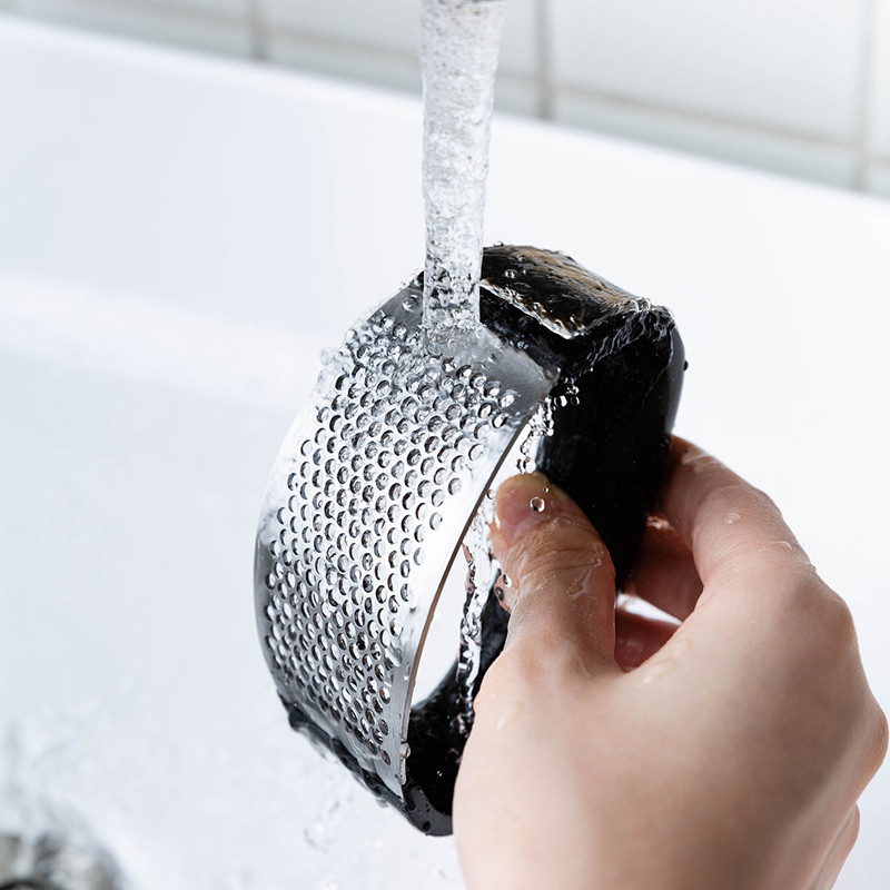 1vnt nerūdijančio plieno rankinis česnako preso prietaisas, buitinis rankinis vaisių imbiero daržovių spaustukas, virtuvės priedai