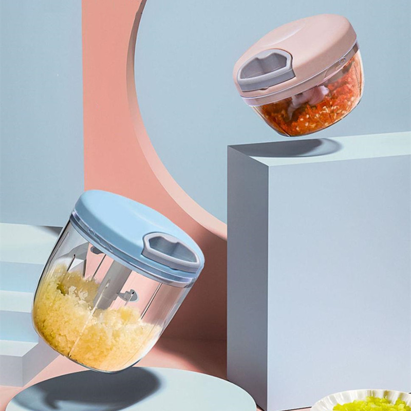 900 ml-es többfunkciós nagy sebességű dizájn sárgarépa zöldség, gyümölcs Twist aprító kézi húsdaráló aprító fokhagyma vágó Cocina