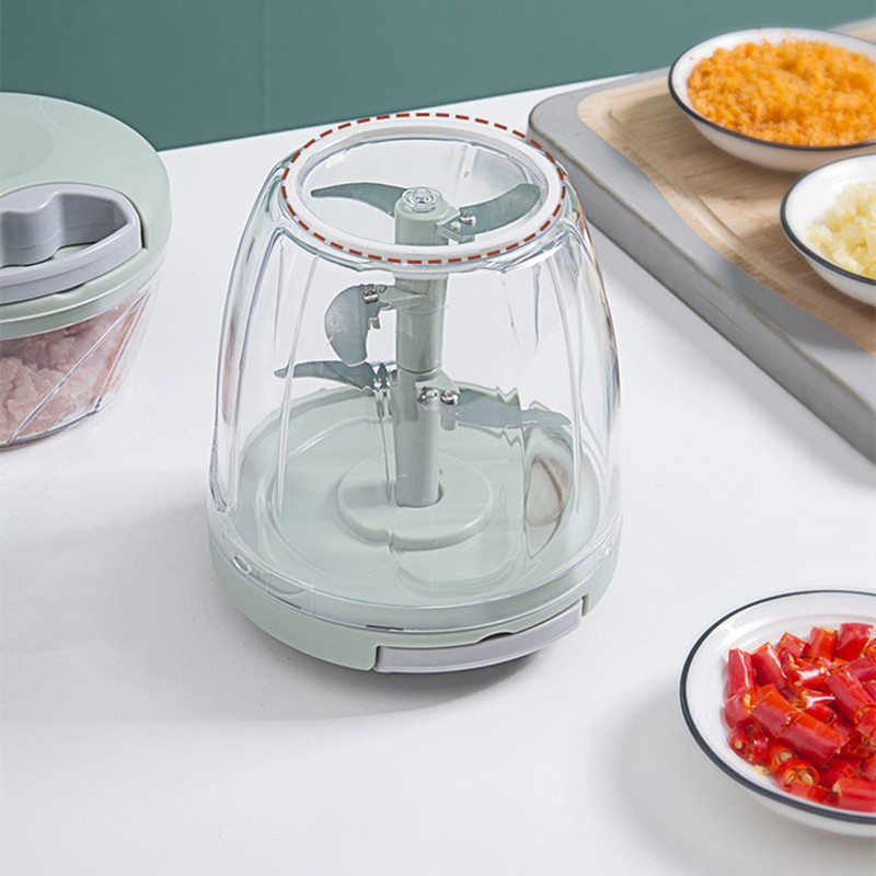 Višenamjenski mlin za meso, brzi usitnjavač povrća, voća, ručni stroj za mljevenje mesa, sjeckalica, rezač, kuhinjski dodaci