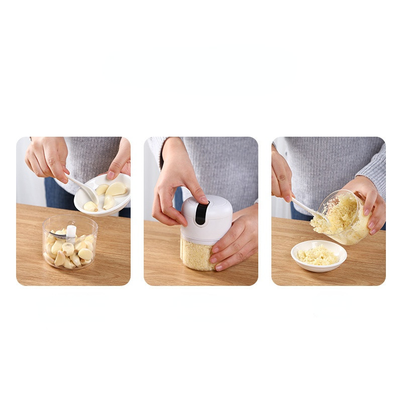 Automata ételdaráló Mini aprító Fokhagymadaráló Húsdaráló Babaélelmiszer-kiegészítő Daráló Konyhai kellékek Casa Tartozékok