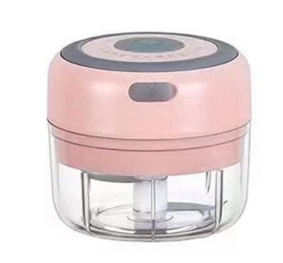 Mini tocător de usturoi electric de 100/250 ml, cu încărcare USB, mașină de zdrobire de ghimbir, rezistentă, durabilă, tocator de legume, instrument de bucătărie