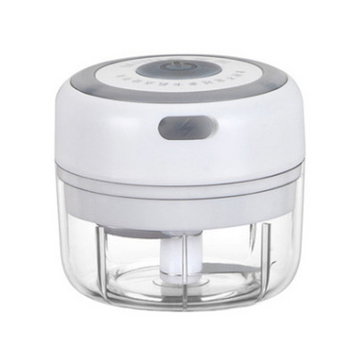 Mini tocător de usturoi electric de 100/250 ml, cu încărcare USB, mașină de zdrobire de ghimbir, rezistentă, durabilă, tocator de legume, instrument de bucătărie