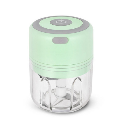Mini tocător de usturoi electric de 100/250 ml, cu încărcare USB, mașină de zdrobire de ghimbir, rezistentă, durabilă, tocator de legume, instrument de bucătărie