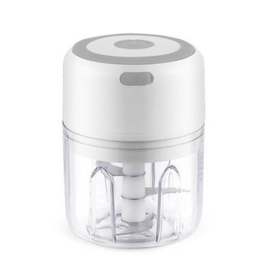 Mini tocător de usturoi electric de 100/250 ml, cu încărcare USB, mașină de zdrobire de ghimbir, rezistentă, durabilă, tocator de legume, instrument de bucătărie