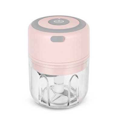 Mini tocător de usturoi electric de 100/250 ml, cu încărcare USB, mașină de zdrobire de ghimbir, rezistentă, durabilă, tocator de legume, instrument de bucătărie