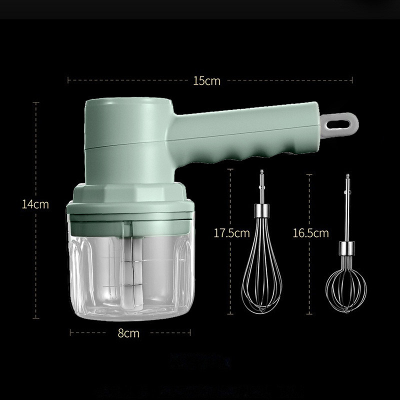 Daugiafunkcinis elektrinis česnako smulkintuvas smulkintuvas daržovių pjaustyklės smulkintuvas Mini maišytuvas smulkintuvas Įkraunamas trintuvas virtuvės daiktas
