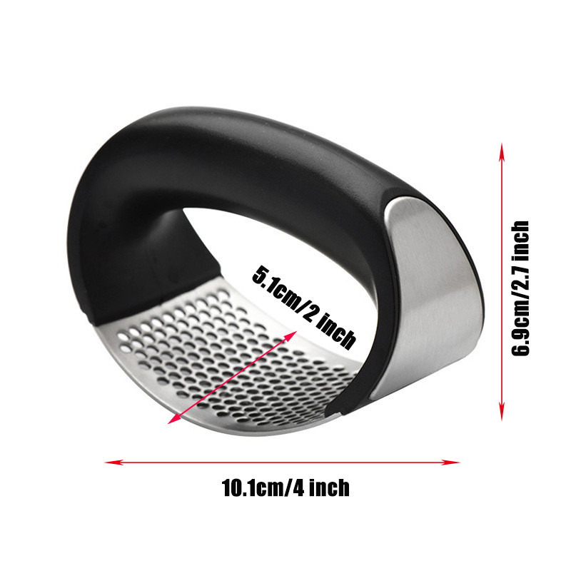 Preša za češnjak od nehrđajućeg čelika Ručna mlinica za češnjak Alati za sjeckanje češnjaka Curve Alati za voće i povrće Kuhinjski pribor