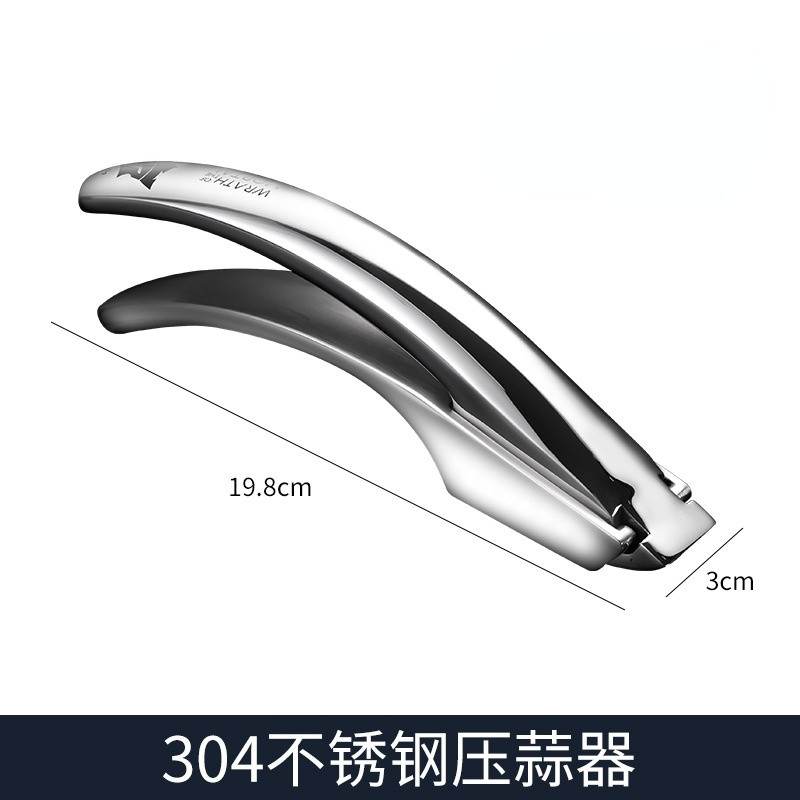 Nuimamas precizinis liejimas 304 nerūdijančio plieno česnako presas buitinis rankinis česnako spaustukas česnakų trynimo virtuvės įrankiai