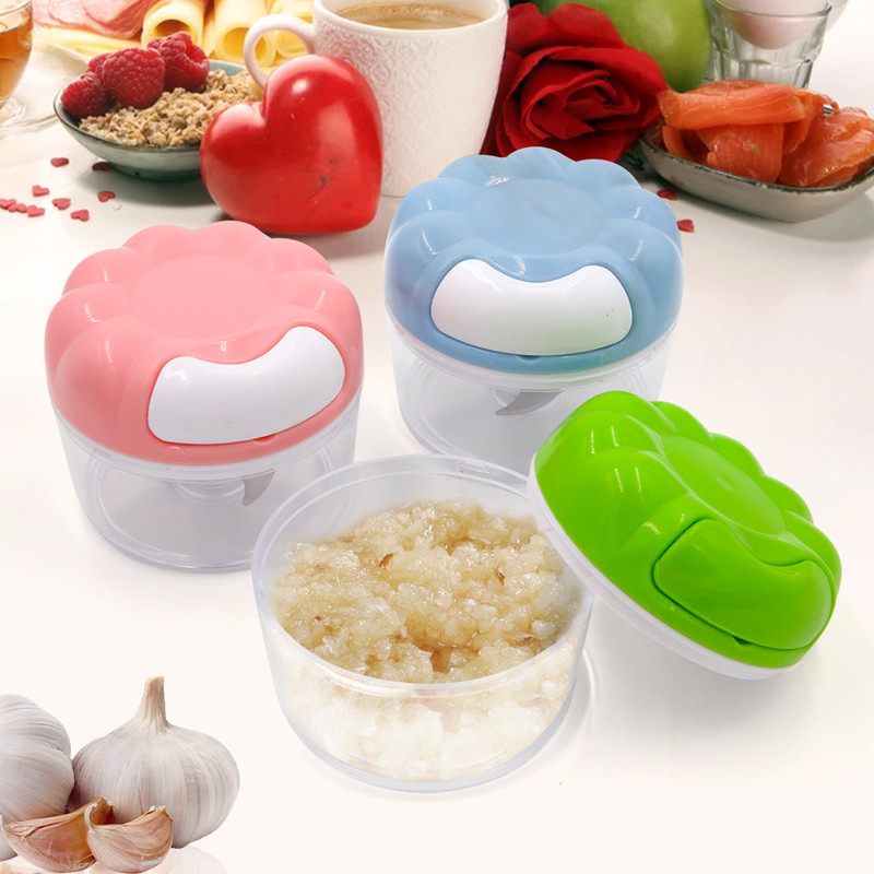 Ručna preša za češnjak Višenamjenska sjeckalica za mljevenje češnjaka Rezač hrane i povrća Mlinovi za meso Kuhinjski dodaci Artefakt od češnjaka