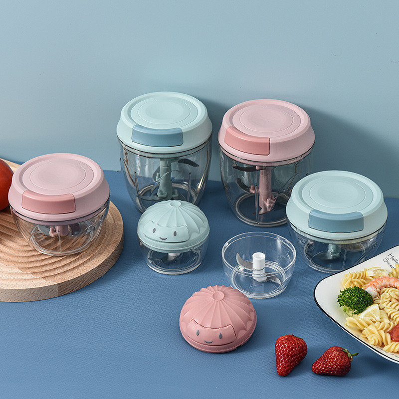 200/500/1000 ml Gnječilica za češnjak Višenamjenski mlin za mljevenje mesa Triturator Izdržljiva gnječilica za čili i đumbir Rezač povrća Kuhinjski alat