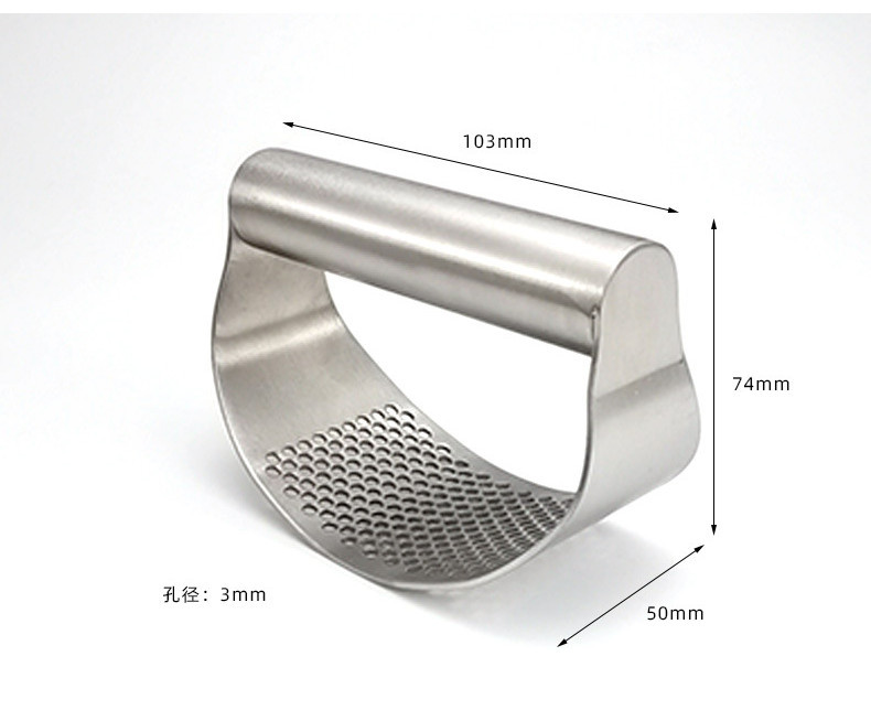 Preša za češnjak od nehrđajućeg čelika Kitchen Gralic Crusher Rezač Ručna Gralic Press Kitchen Đumbir Češnjak Alati Kućna preša Cjediljka