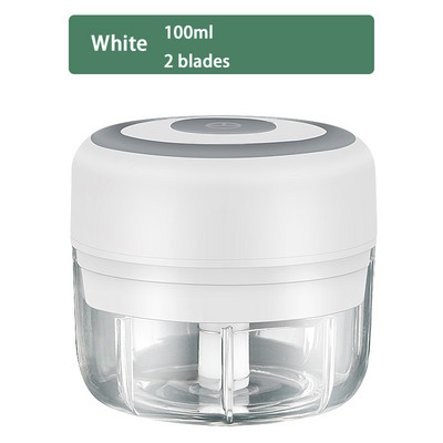 Električna sjeckalica za češnjak USB punjivi mlin za meso Magnetski senzor Sigurna upotreba Kuhinjska drobilica za hranu Sjeckalica Stroj