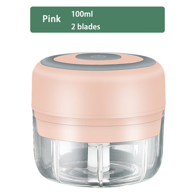 Električna sjeckalica za češnjak USB punjivi mlin za meso Magnetski senzor Sigurna upotreba Kuhinjska drobilica za hranu Sjeckalica Stroj