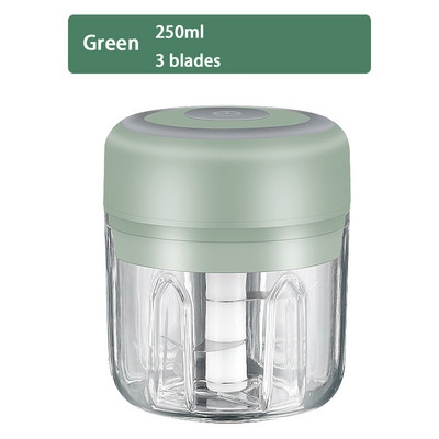 Električna sjeckalica za češnjak USB punjivi mlin za meso Magnetski senzor Sigurna upotreba Kuhinjska drobilica za hranu Sjeckalica Stroj