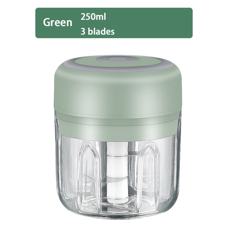 Električna sjeckalica za češnjak USB punjivi mlin za meso Magnetski senzor Sigurna upotreba Kuhinjska drobilica za hranu Sjeckalica Stroj