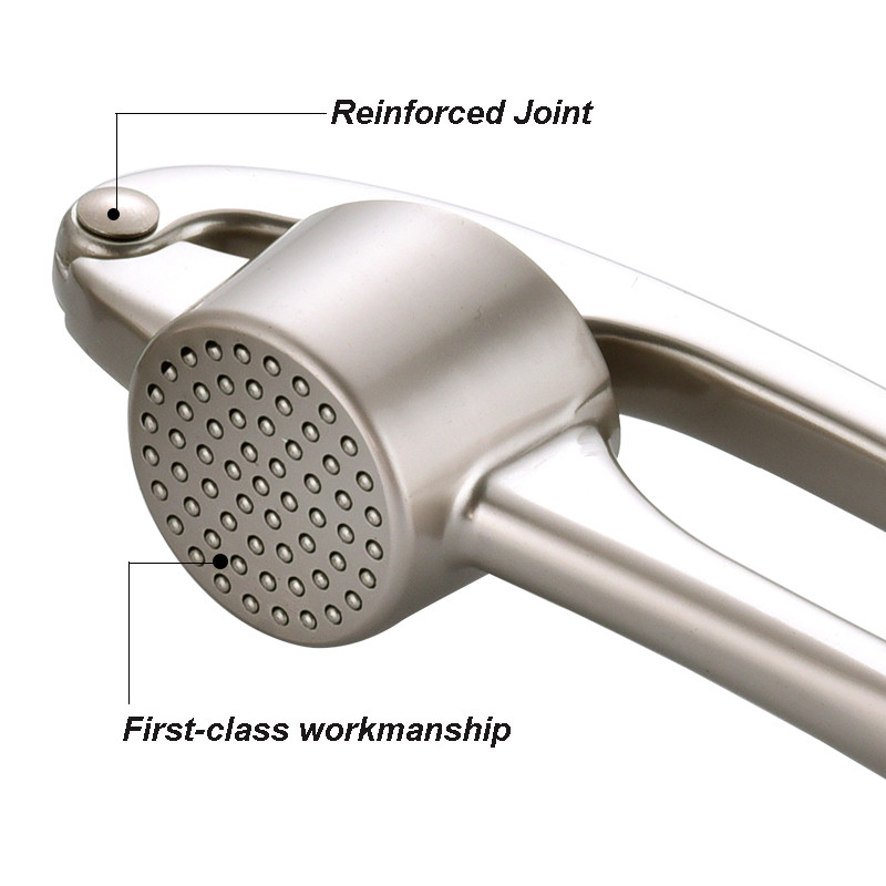 Prémium fém fokhagymaprés Fokhagymadaráló aprító zúzónyomó szeletelő reszelő kinyomó remek fogantyúval konyhai eszközök