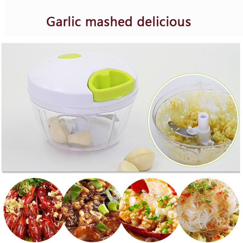 Käsihakkija Käsitsi köisköögikombain Silcer Purustaja Salativalmistaja Küüslaugu Liha Sibula Viilutaja Köögitööriistade tarvikud