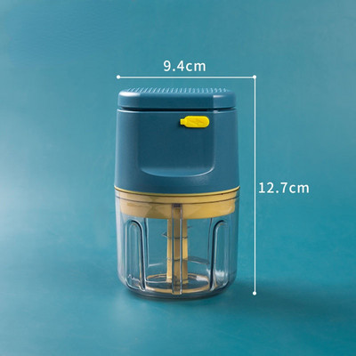 Električna drobilica za hranu Mini preša za češnjak Drobilica za češnjak Sjeckalica za povrće za kuhinju Zgnječeni češnjak Zgnječeni đumbir Zgnječeni čili