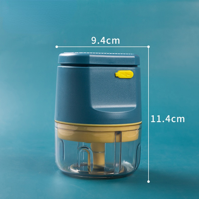 Električna drobilica za hranu Mini preša za češnjak Drobilica za češnjak Sjeckalica za povrće za kuhinju Zgnječeni češnjak Zgnječeni đumbir Zgnječeni čili