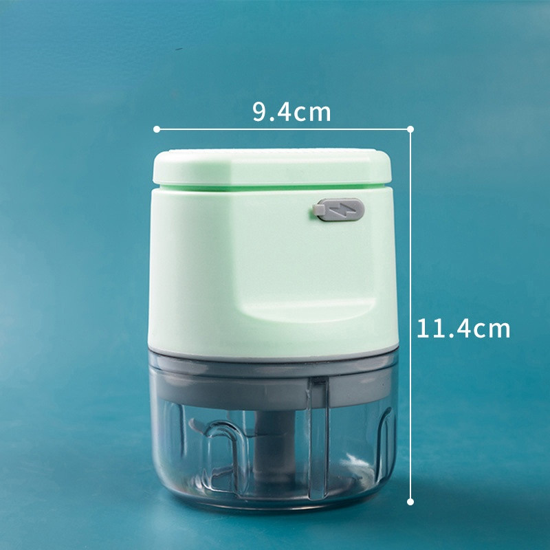 Električna drobilica za hranu Mini preša za češnjak Drobilica za češnjak Sjeckalica za povrće za kuhinju Zgnječeni češnjak Zgnječeni đumbir Zgnječeni čili