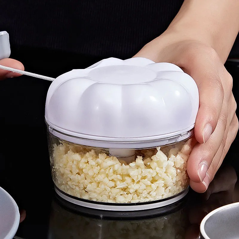 Mini fokhagyma aprítógép Élelmiszerprés Konyhai edények Zöldségszeletelő Hámozó Gadget Otthoni főzőkések Szerelvénykészletek Szerelvények