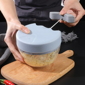 Ručna drobilica za češnjak, đumbir, ručna sjeckalica za češnjak, preša za čili, gnječilica za češnjak, alati za voće i povrće Kuhinjski dodaci