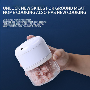 Πολυλειτουργικός επεξεργαστής τροφίμων Αυτόματη οικιακή χρήση Μηχανή κρέατος Συμπλήρωμα παιδικής τροφής Stirring Grind Stuffing Dozen Πουρές Σκόρδο Μ