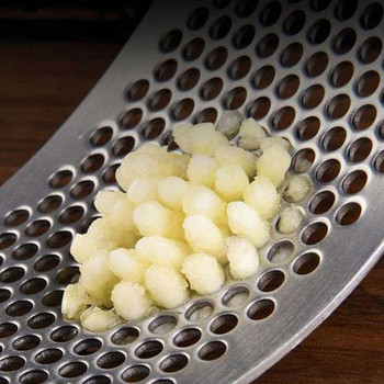 Εγχειρίδιο Stainless Garlic Press Household Press Squeezer Device Gralic Press Handheld Ginger Garlic Tools Αξεσουάρ κουζίνας