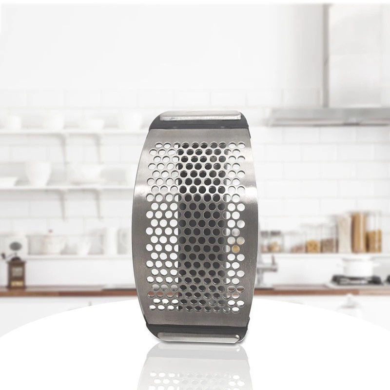 Ručna kružna preša za češnjak od nehrđajućeg čelika gnječilica za češnjak nasjeckani češnjak alat krivulja alat za voće i povrće kuhinjski gadget