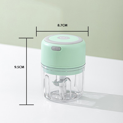 Električna gnječilica za češnjak USB punjenje Čvrsti izdržljivi mini mlin Sjeckalica Zdrobljeni đumbir Samljeven svježi čili