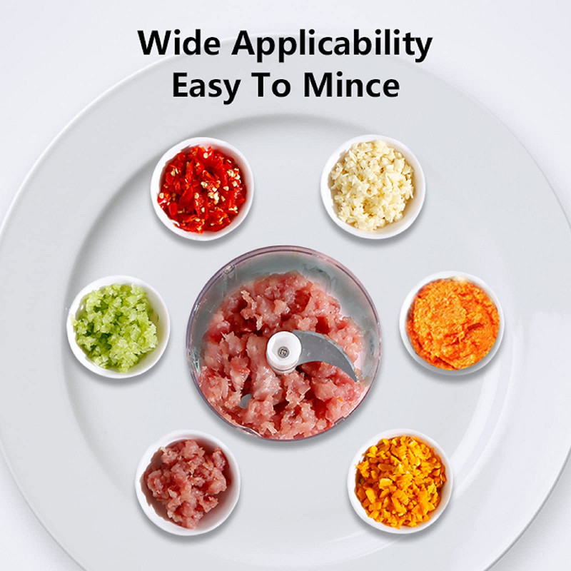 Električna gnječilica za češnjak USB punjenje Čvrsti izdržljivi mini mlin Sjeckalica Zdrobljeni đumbir Samljeven svježi čili