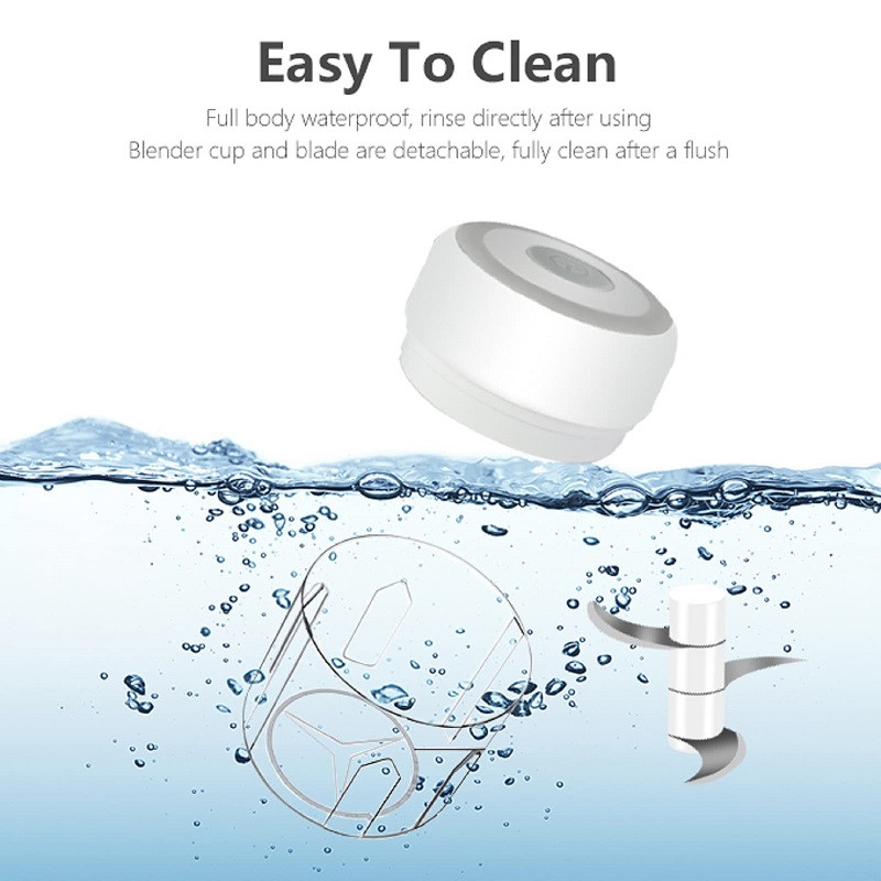 Električna gnječilica za češnjak USB punjenje Čvrsti izdržljivi mini mlin Sjeckalica Zdrobljeni đumbir Samljeven svježi čili